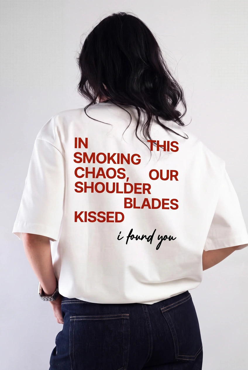 Fred Again I Found You Unisex Oversized T-Shirt - White
