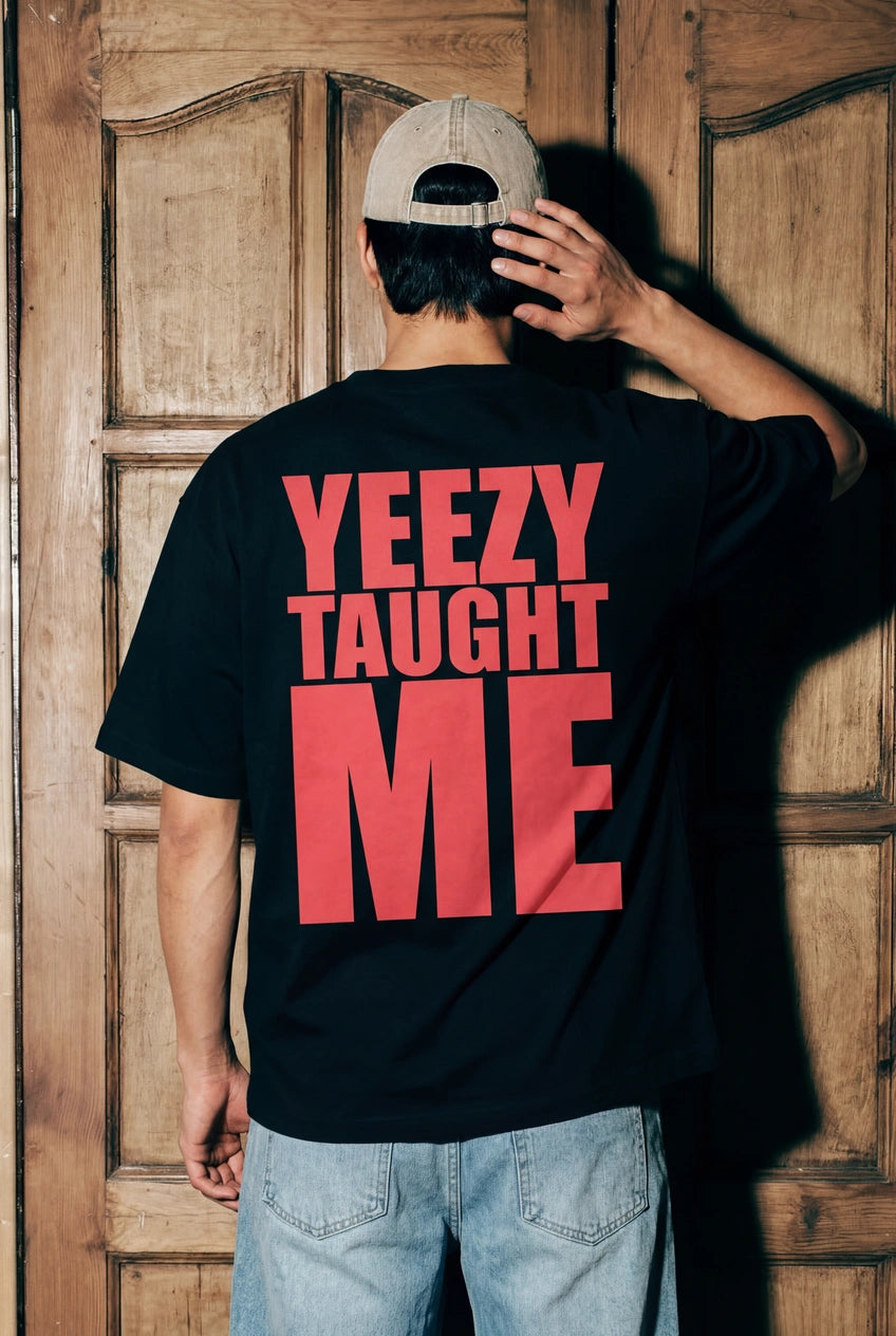 Yeezy Unisex Oversized T-Shirt - Black