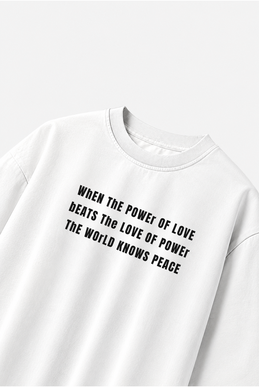 Power of Love | Unisex Oversized Classic T-Shirt