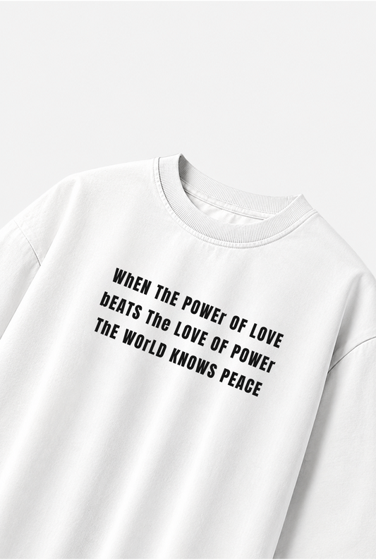 Power of Love | Unisex Oversized Classic T-Shirt
