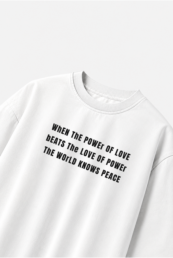 Power of Love | Unisex Oversized Classic T-Shirt