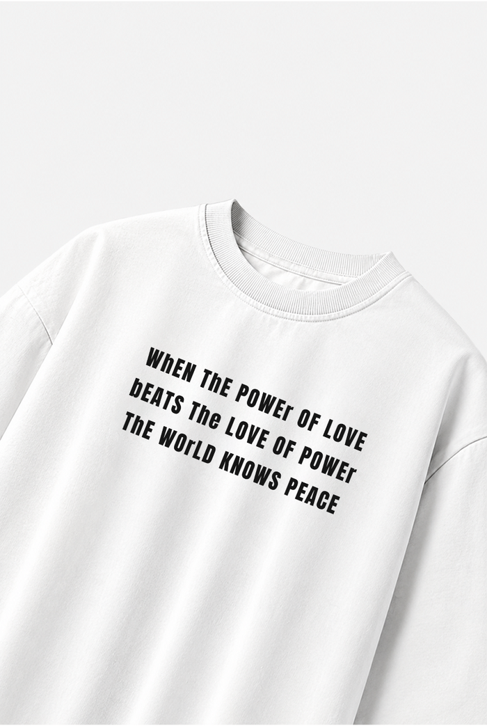 Power of Love | Unisex Oversized Classic T-Shirt