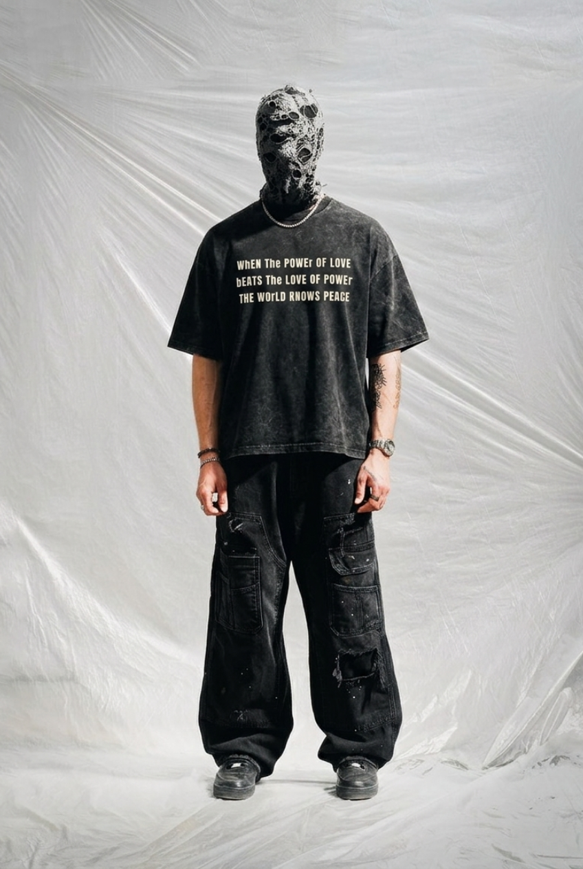Illegal Proposal | Unisex Acid Washed Oversized Tee