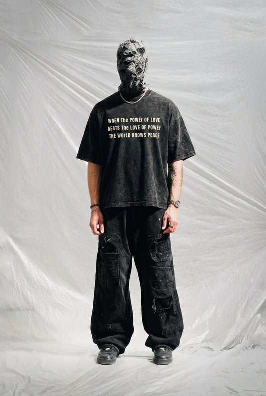 Illegal Proposal | Unisex Acid Washed Oversized Tee