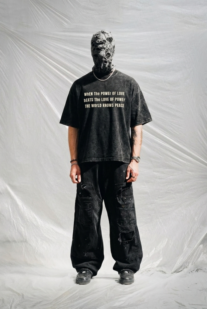 Illegal Proposal | Unisex Acid Washed Oversized Tee