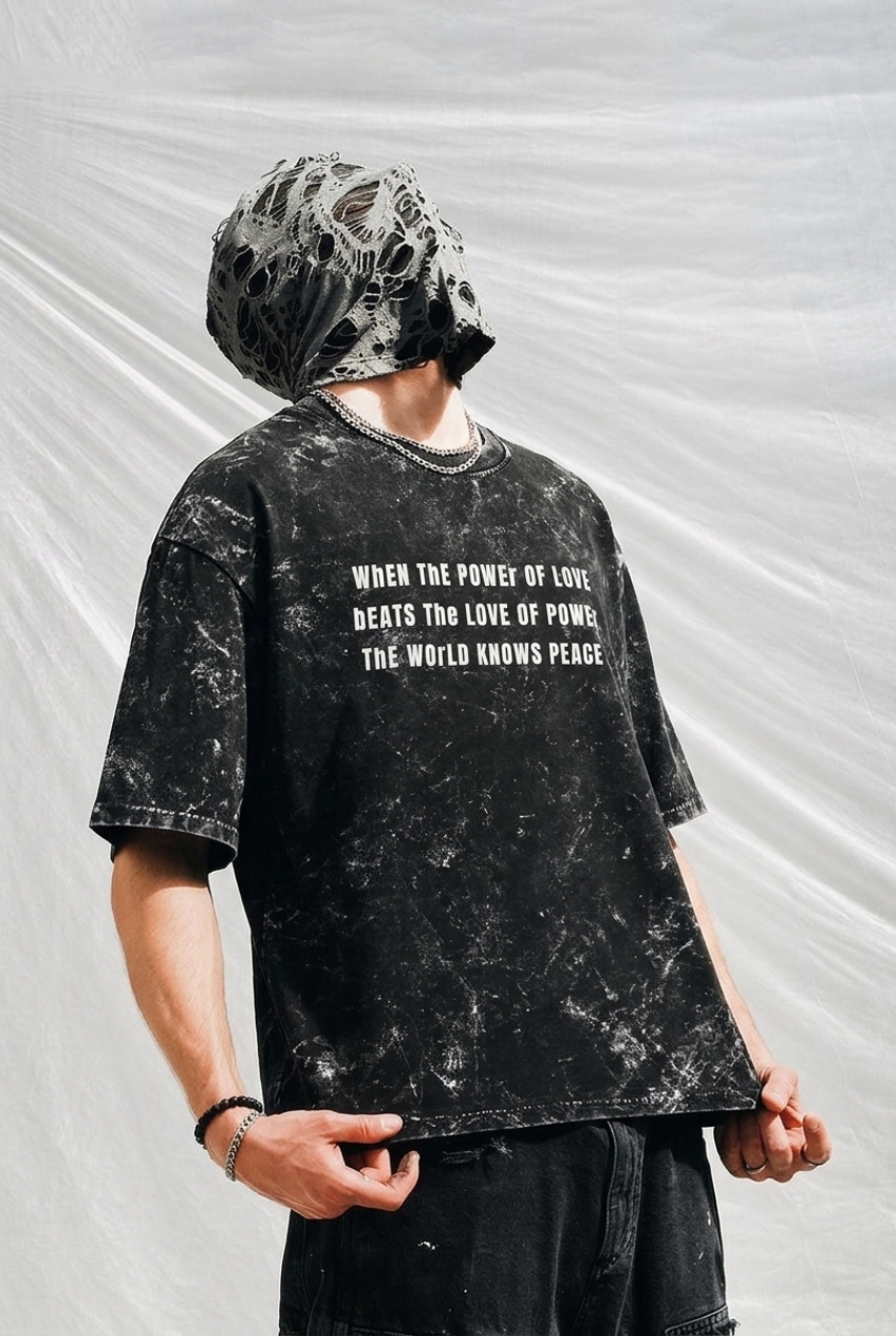 Illegal Proposal | Unisex Acid Washed Oversized Tee