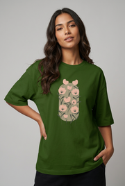 "BLOOM WITHIN" Women's Oversized T-Shirt