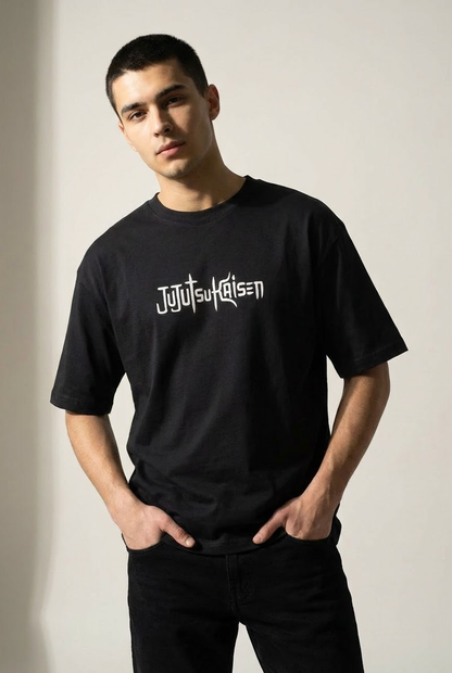 The King of Curses | Jujutsu Kaisen Unisex Oversized BLACK T-Shirt