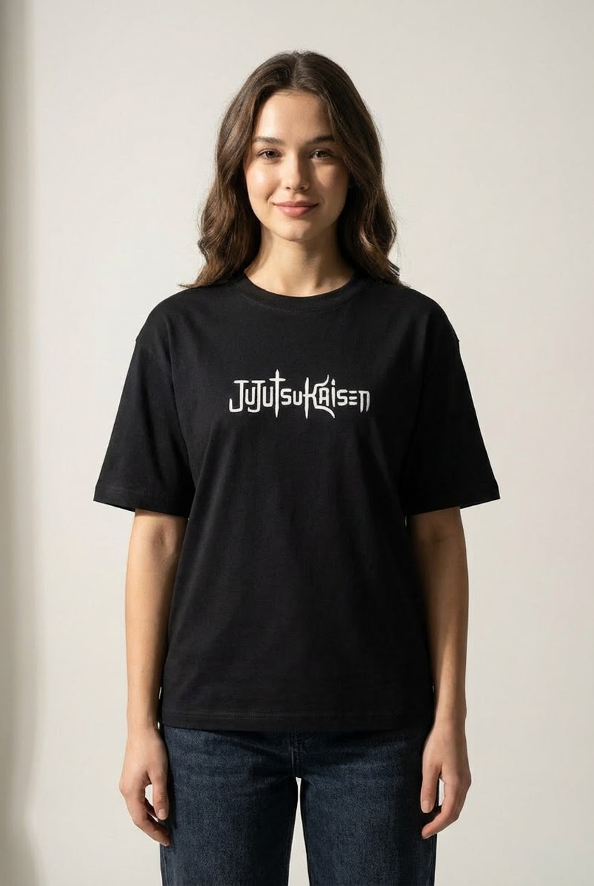 The King of Curses | Jujutsu Kaisen Unisex Oversized BLACK T-Shirt