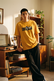 "IZUMI MIYAMURA" Unisex Oversized T-Shirt - Golden Yellow